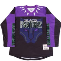 Image 1 of BLACK PANTHER HOCKEY JERSEY