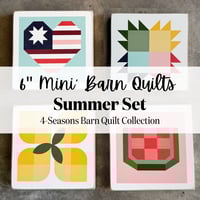 Image 1 of 6" Minis - SUMMER (SET OF 4) - 4 Seasons Collection 