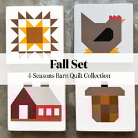 Image 6 of ENTIRE COLLECTION (SET OF 16) - 4 Seasons Collection - 11" Barn Quilts
