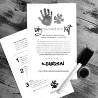 Image 3 of DIY hand/paw print kit 8x10