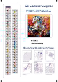 Image 4 of Wildfire Full Size Diamond Painting by RomantzArt