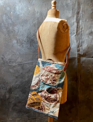 Image of one of a kind painting bag - tea time