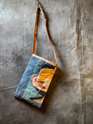 Image of one of a kind painting bag - tea time