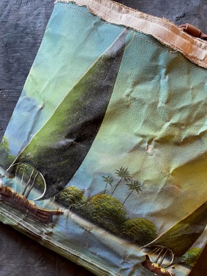 Image of one of a kind painting bag - thailand