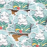 Image 1 of Baja Blast Babe Sticker