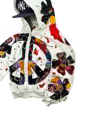 Image 4 of 1 of 1 Batik Peace Patch Riot ZipHoodie Size M