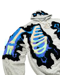 Image 6 of 1 of 1 3D Puff Bones Cracky Hoodie Size 2XL / XL