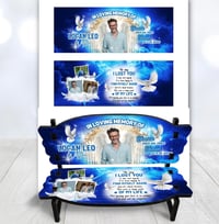 MEMORIAL BENCH AND ROCKING CHAIR