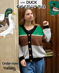 Image 4 of MALLARD DUCK CARDIGAN  (PRE-ORDER)