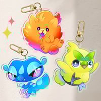 Pokémon Wind & Waves starter KEYCHAIN PRE-ORDER