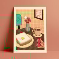 Image 1 of Morning toast — Print 30x40 cm / 50x70 cm