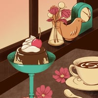 Image 3 of Caramel Pudding — Print 30x40 cm / 50x70 cm