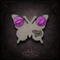 Image 5 of Celestial Butterfly Hard Enamel Pin – Glow Galaxy Wings