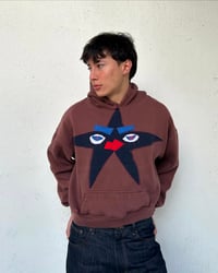 Image 3 of Sudadera marrón estrella