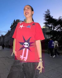 Image 3 of Camiseta roja estrellas