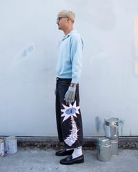 Image 1 of Shorts negros punks