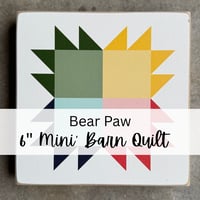 Image 1 of 6" Mini - BEAR PAW - Summer Season