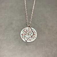 Image 1 of Pale Blue Branches Pendant - END OF LINE
