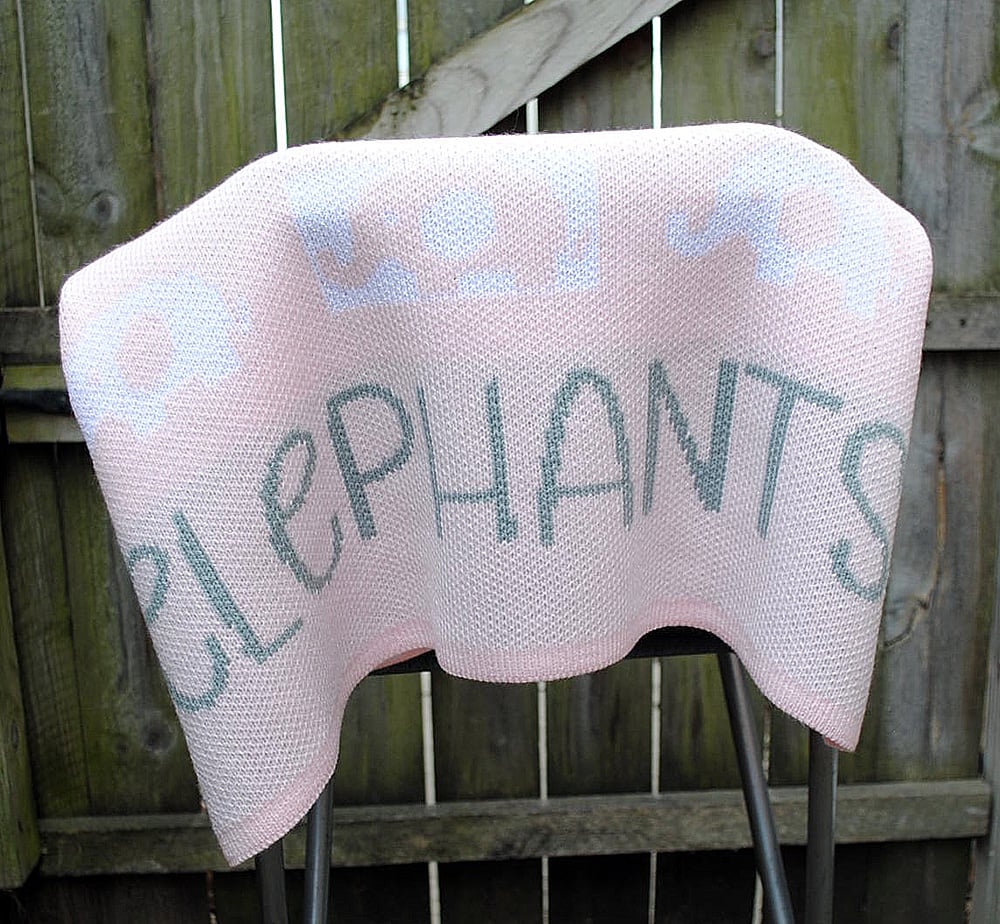 Image of Newborn Knit Baby Blanket