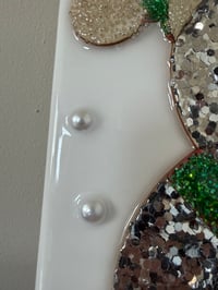 Image 4 of BLING SNOWMAN ON CANVAS