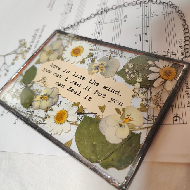 Pressed Floral Portrait Workshop