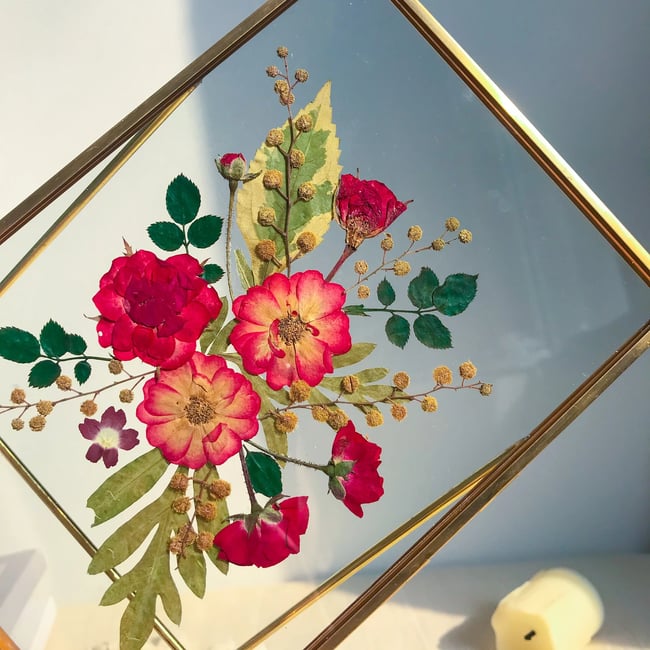 Pressed Floral Portrait Workshop