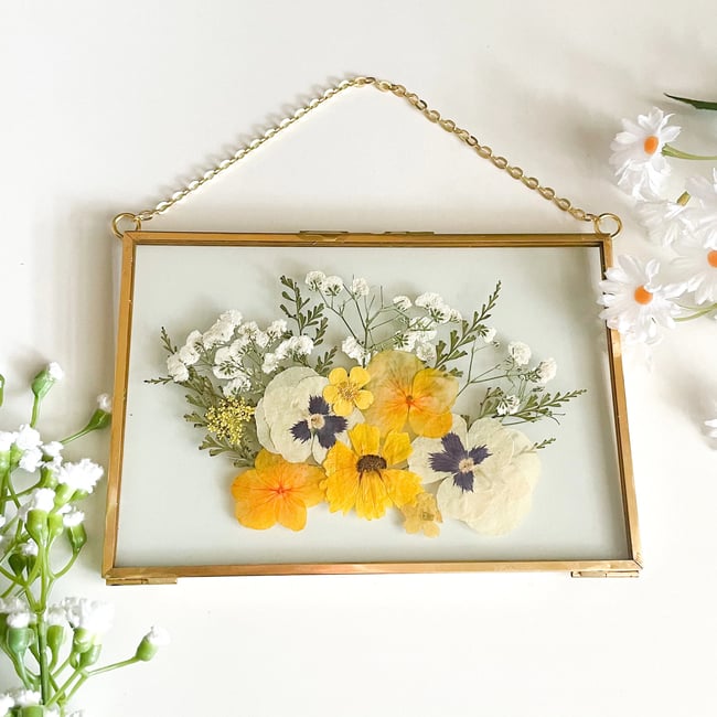 Pressed Floral Portrait Workshop