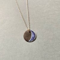 Image 2 of SECOND Tiny Purple Crescent Moon Pendant