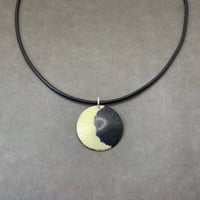 SECOND Yellow Crescent Moon Pendant
