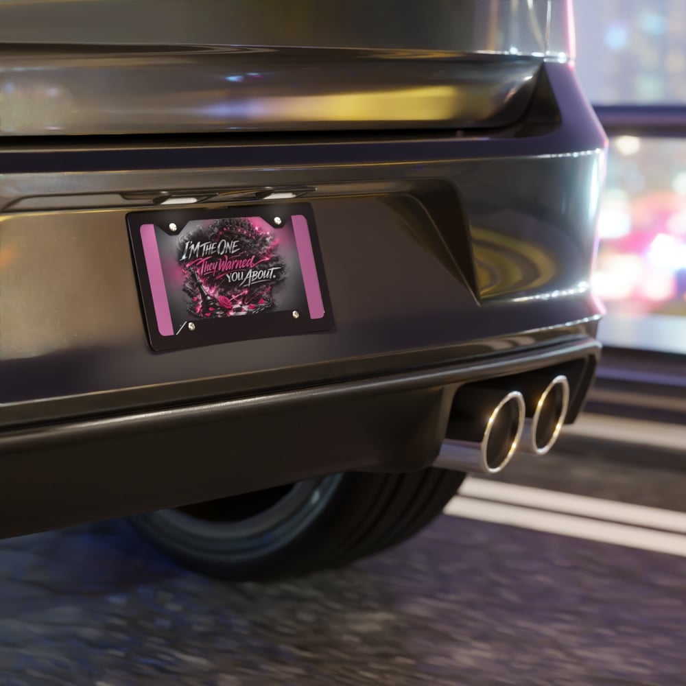 Image of Vanity Plate — "This Chess Not Checkers" Decorative License Plate