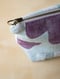 Image of Hand-printed Pouchbag Green & Purple II