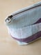 Image of Hand printed Pouchbag Green & Purple I