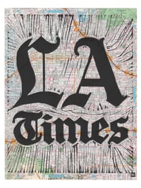 Image 5 of LA Times AtLAs Linocut