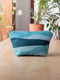 Image of Hand-printed Pouchbag Teal I