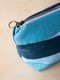 Image of Hand-printed Pouchbag Teal I