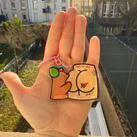 Image 1 of EAT DAT ASS 🍑 ▪️Porte clefs