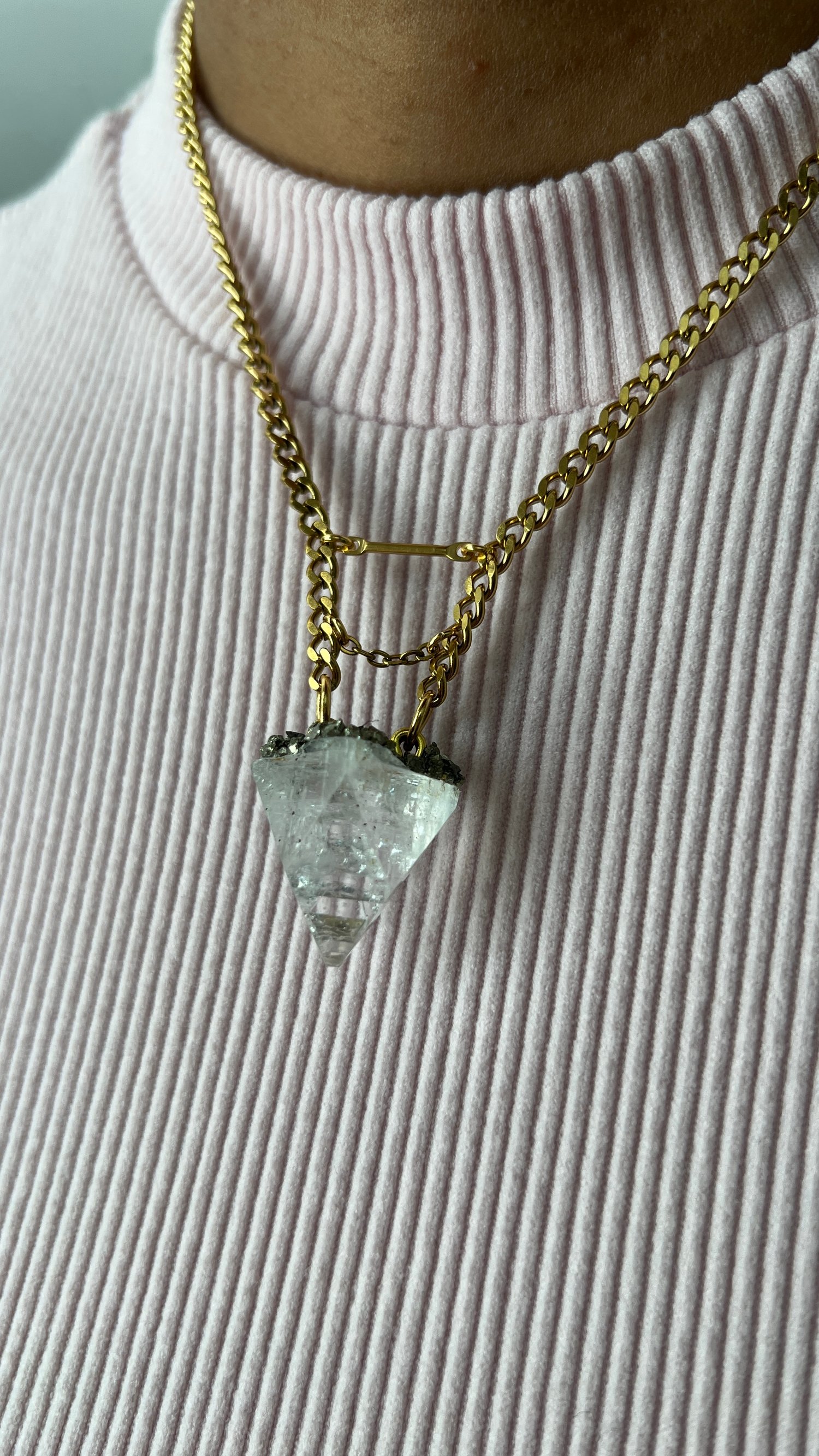 Image of DANTU • Apophyllite Drop Necklace