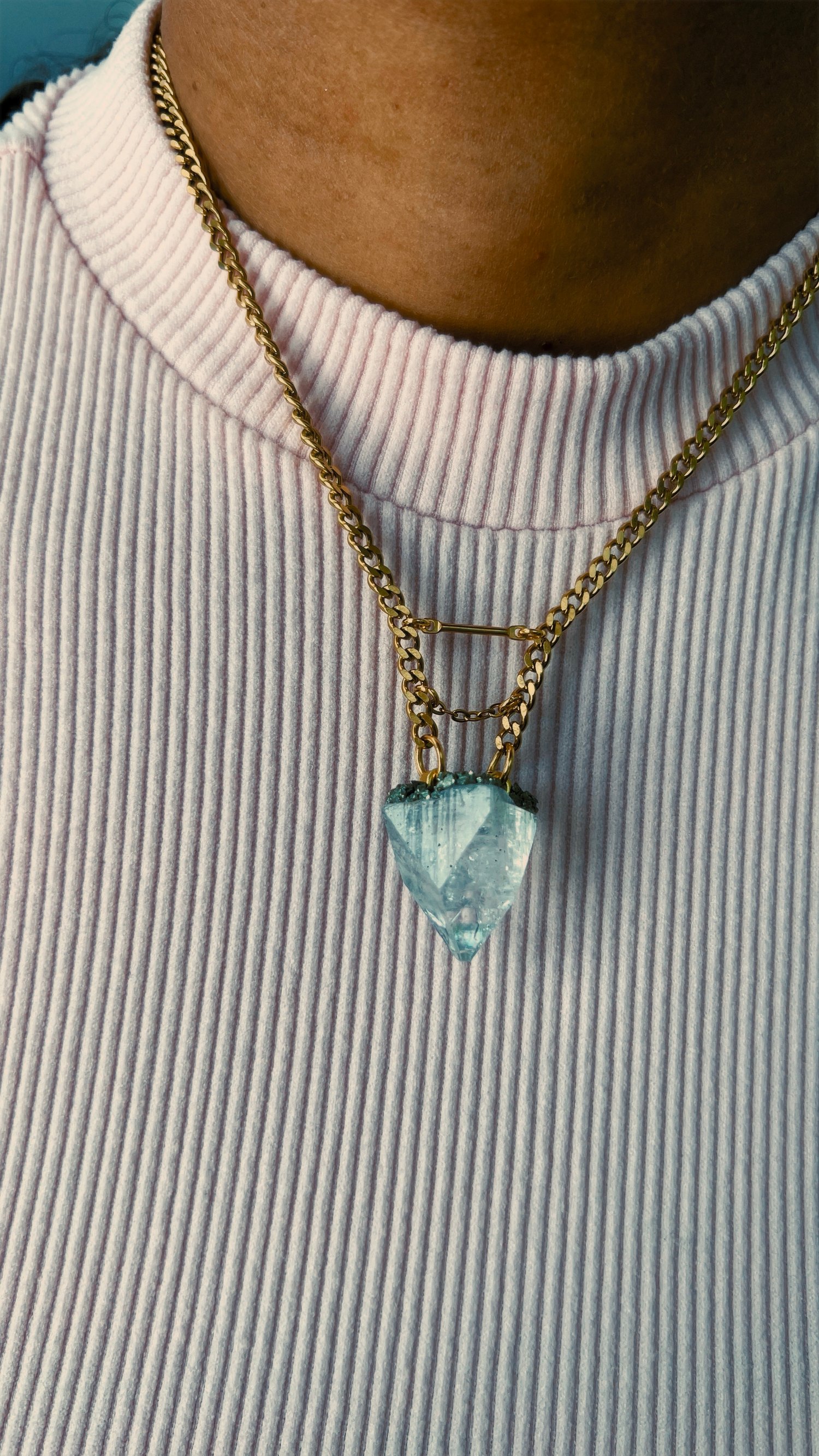 Image of DANTU • Apophyllite Drop Necklace