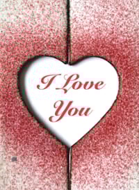 Image 2 of SECOND I Love You Card