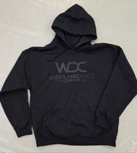 Image 1 of BLACK ON BLACK HOODIE - WDC