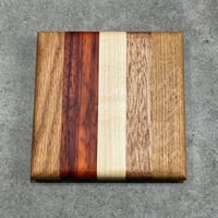 Image 3 of Hardwood Coaster Set 07