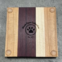 Image 4 of Hardwood Coaster Set 05