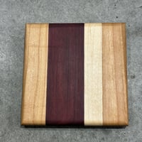 Image 3 of Hardwood Coaster Set 05