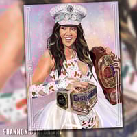 Image 5 of President of the Secret Hervice | Chelsea Green WWE Painting