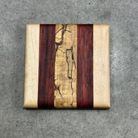 Image 3 of Hardwood Coaster Set 01