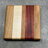 Image 3 of Hardwood Coaster Set 02