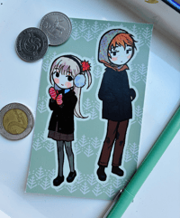 Image 1 of Winter 'Flesh, Blood, & Concrete' vinyl sticker sheet