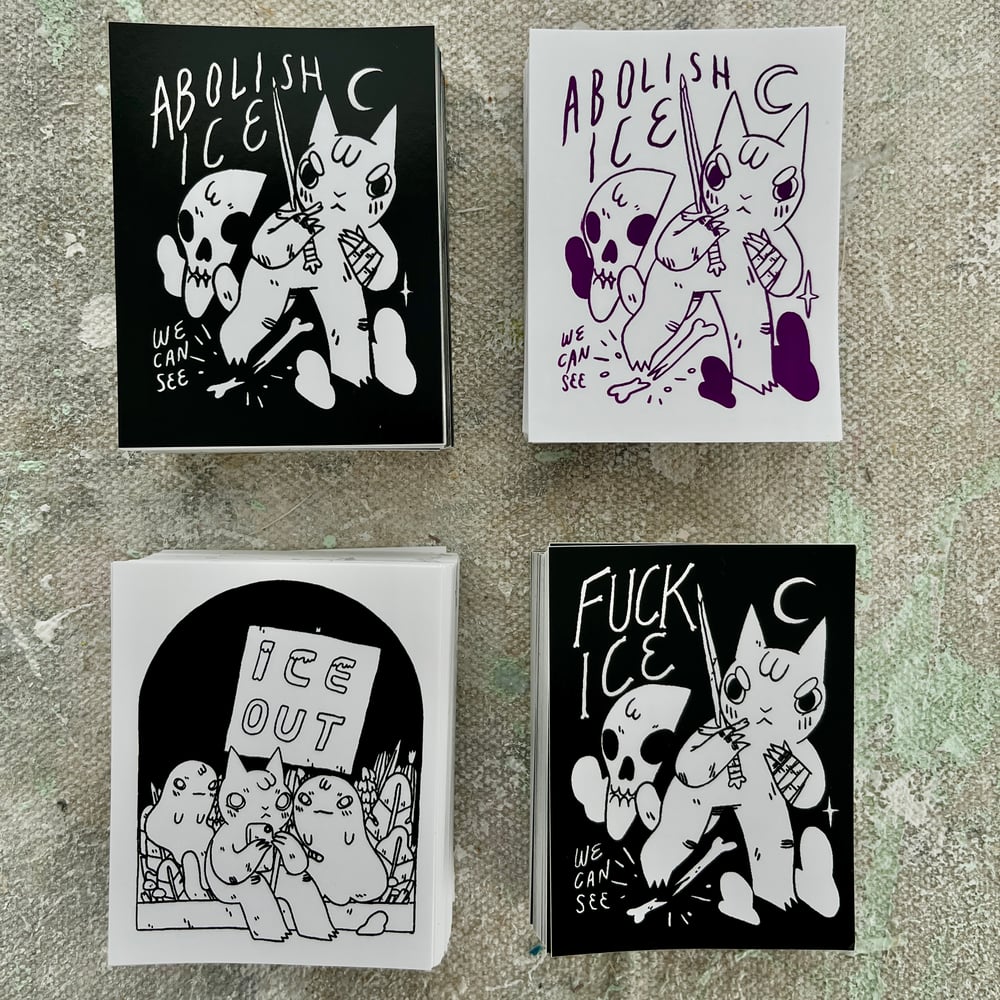 Image of Abolish ICE Stickers