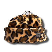 Image 1 of Cheetah Cinch Beanie