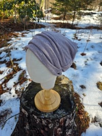 Linen Beanie Hat- L-XXL- Light Grey